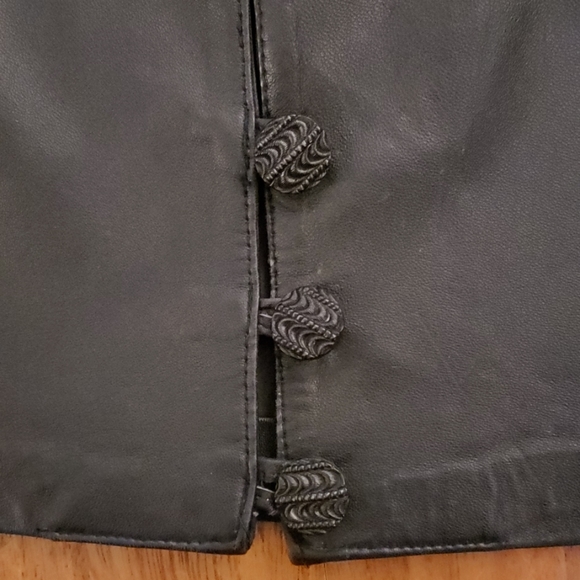 Marc Jacobs 100% lamb leather shirt in size 4 - Picture 3 of 5